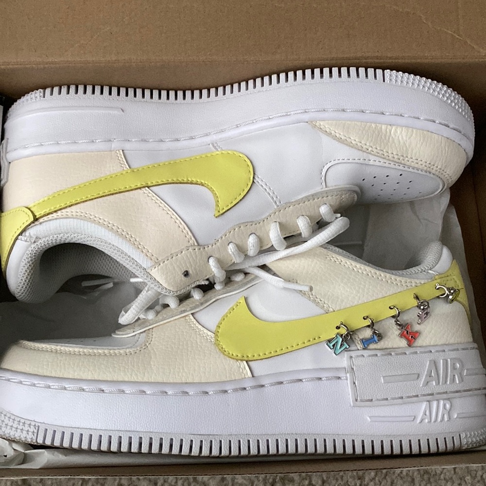 Air Force 1 with charms